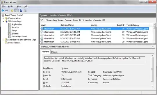Event Viewer WindowsUpdateClient Event ID 19