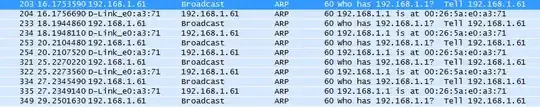 Wireshark capture