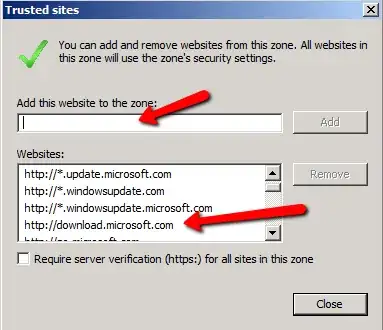 Figure 1 - registry before change