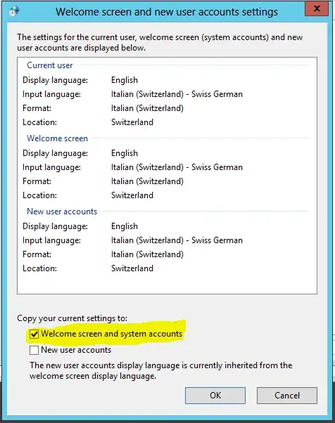 Copy Settings