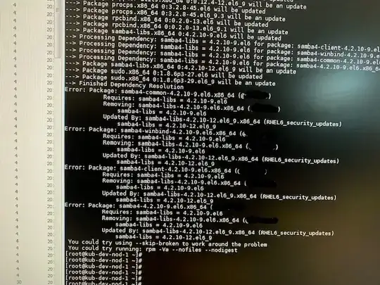 error message