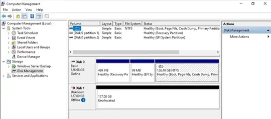 Hyper-V Added Drive