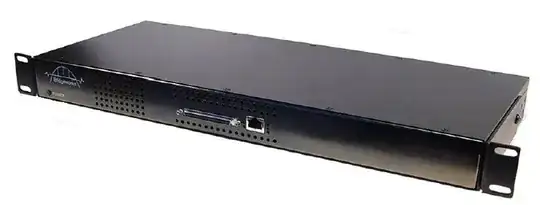 1U rack mount bridge with SCSI 68 port and Ethernet port