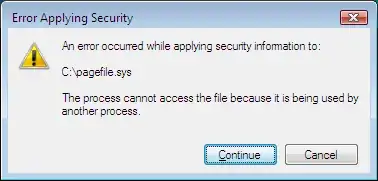 Error popup