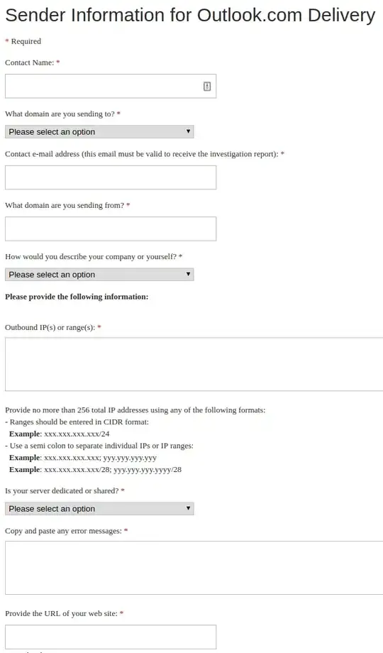 form screenshot
