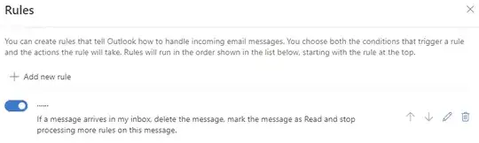 If a message arrives in my inbox, delete the message, mark the message as Read and stop processing more rules on this message.