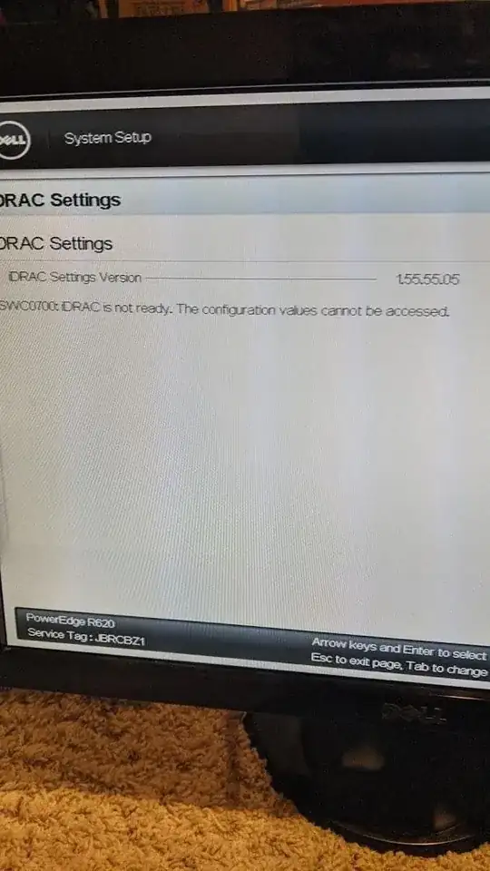iDRAC is not ready