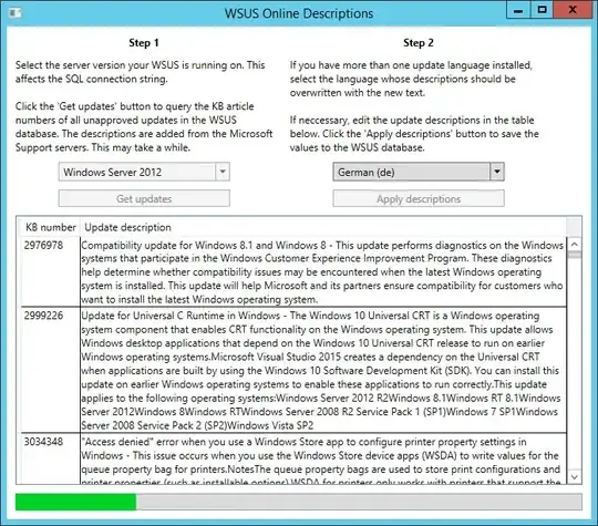 Sample screenshot