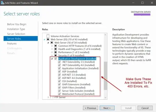 Fix IIS & Asp.net
