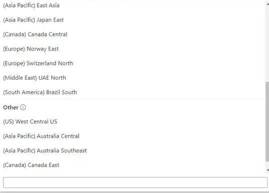 dropdown screenshot
