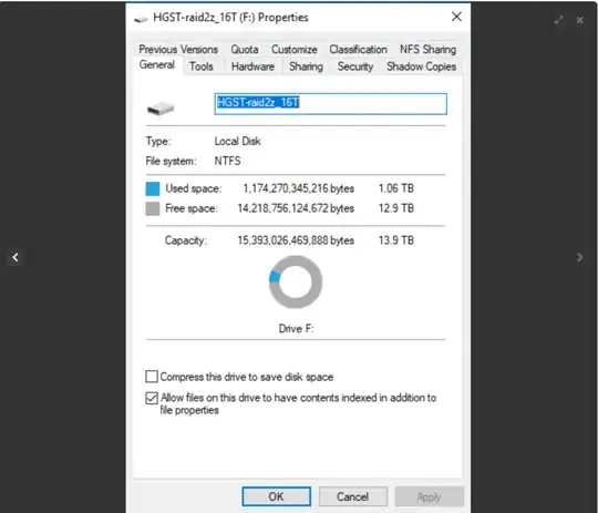 Disk information