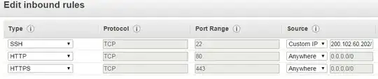 this is the info entered in the boot option menu