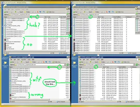Remote Desktop Corruption Example