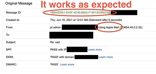 From Apple mail