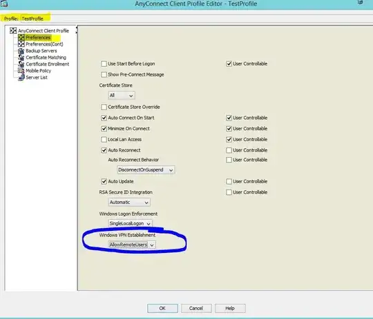 ASA config