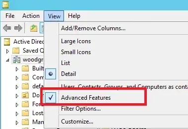 check box shown