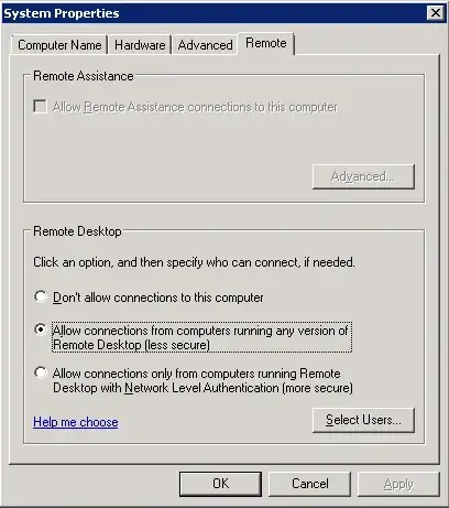 Allow connections