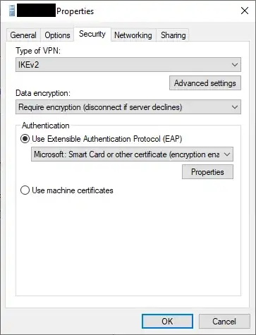 Security Tab