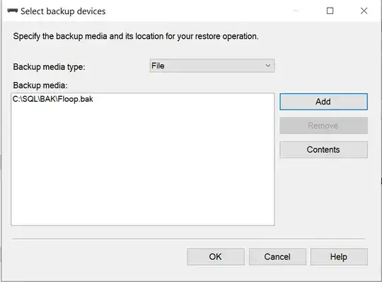 Select Backup Devices
