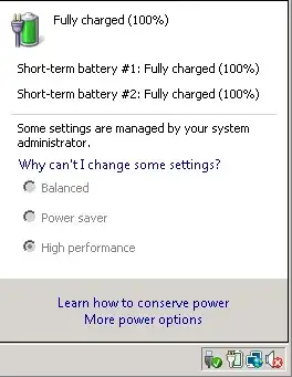 Windows Server 2008 battery screenshot
