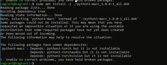 error installation