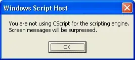 Error message