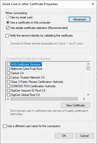 Certificate Properties