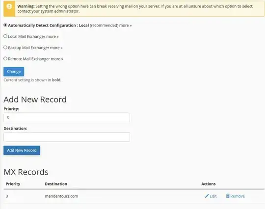 Cpanel MX Entry
