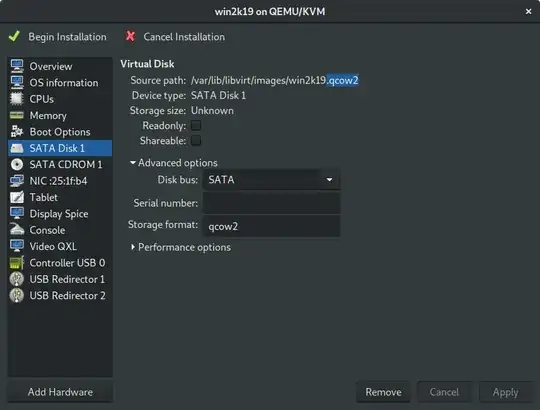 New VM SATA Disk 1