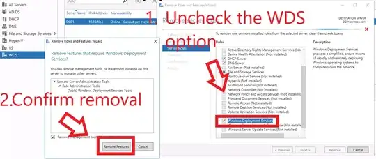 Remove the WDS role