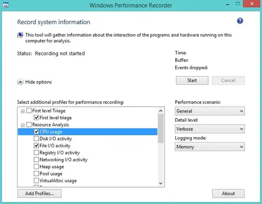 Windows Performance Recorder
