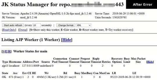 jk_status before and after error