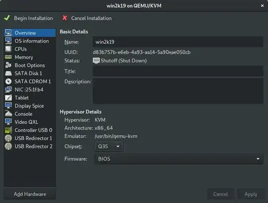 New VM overview