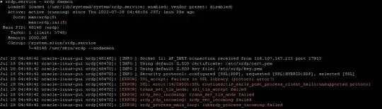 systemctl status xrdp