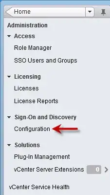 What I expect to see on the Sign-On and Discovery Menu