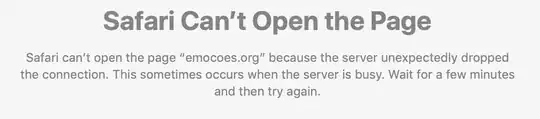 Safari error