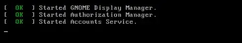 GNOME started