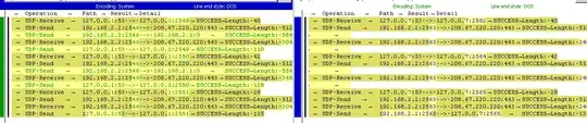 kdiff comparison