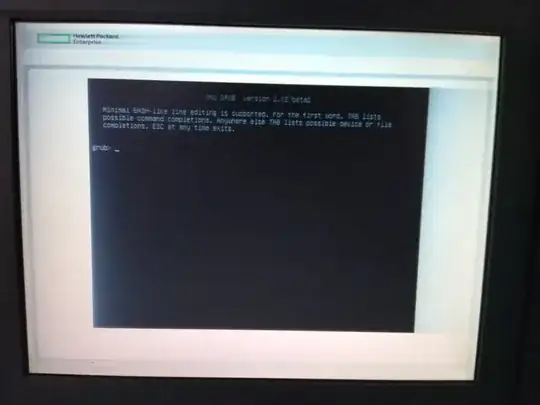 GRUB cli in HPE environment