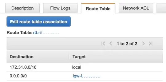 subnet route settings