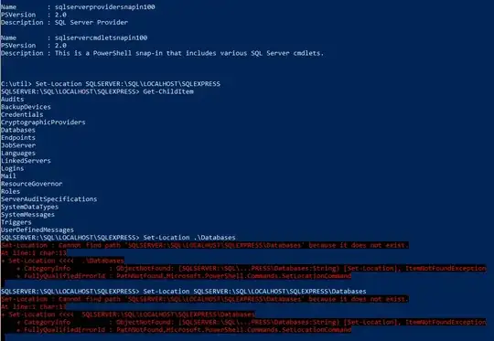 Powershell path not found