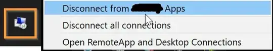 Disconnect from all connection/apps