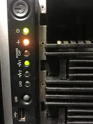 Server front LEDs