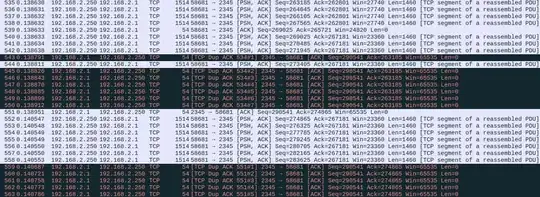 wireshark trace tcp duplicate ack