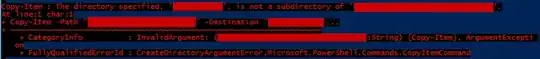 Powershell error