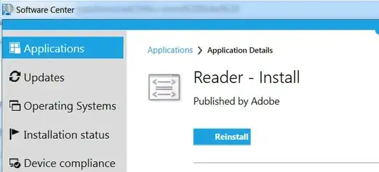 The screen in Software Center that I want to link to.