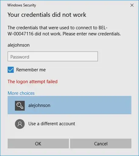 Win10_RDP_TheLogonAttemptFailed