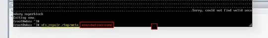 xfs_repair at metadata after restore 