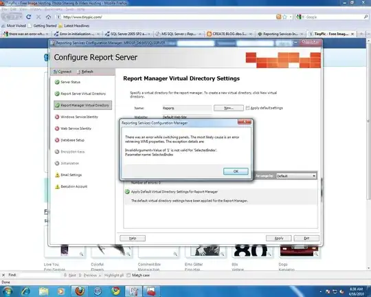 error message