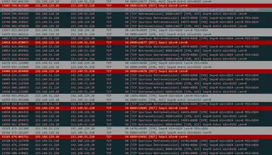 Wireshark capture